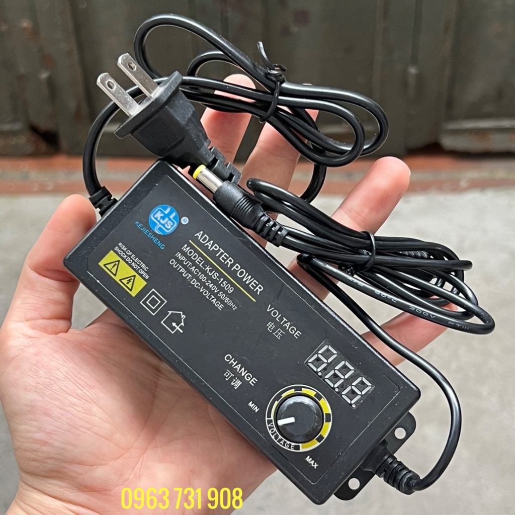 Bộ chỉnh nguồn đa năng 3v đến 24v-2.5A bảo hành 12 tháng