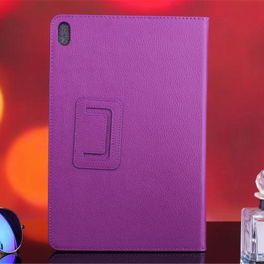 Bao da máy tính bảng PU nắp lật chống sốc tích hợp giá đỡ cho Lenovo Tab 3 10