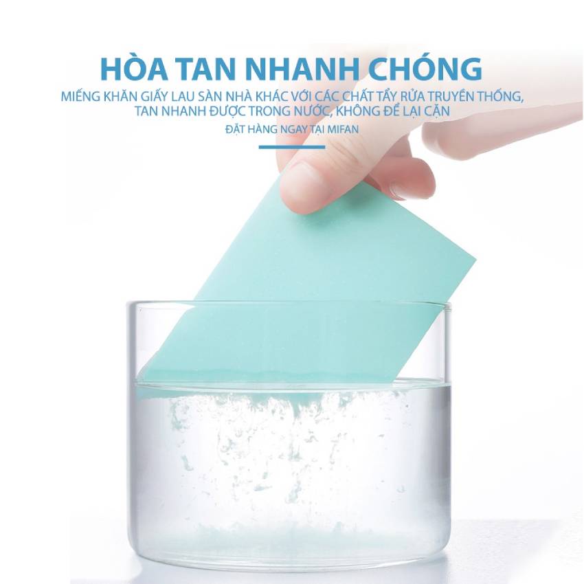 Gói 30 Miếng Lau Sàn Nhà Cao Cấp - Hoà tan trong nước, Công nghệ Enzyme diệt khuẩn GALA HOME