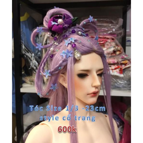 Tóc cổ trang búp bê BJD 1/3