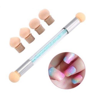 mút cọ dặm ombre nail art tool