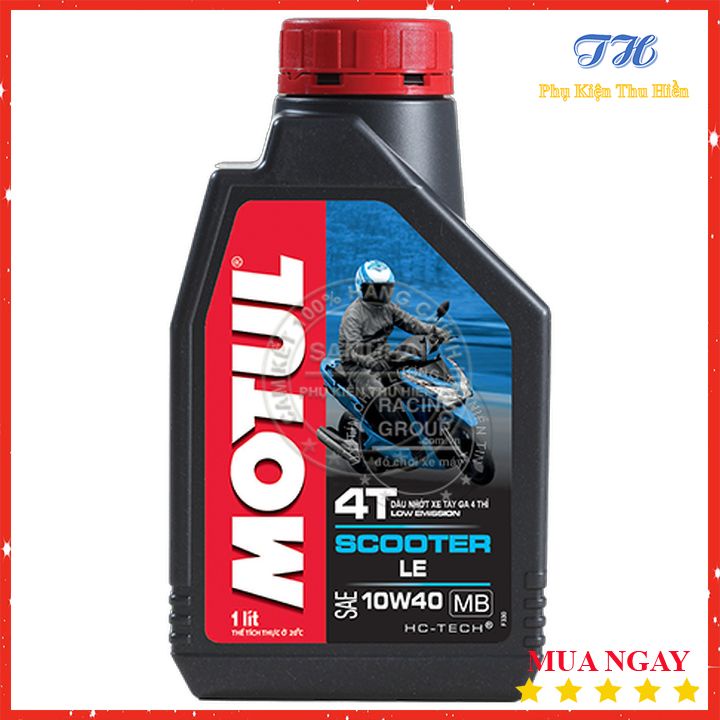 Nhớt Xe Ga MOTUL SCOOTER LE 10W40 1 LÍT CHÍNH HÃNG