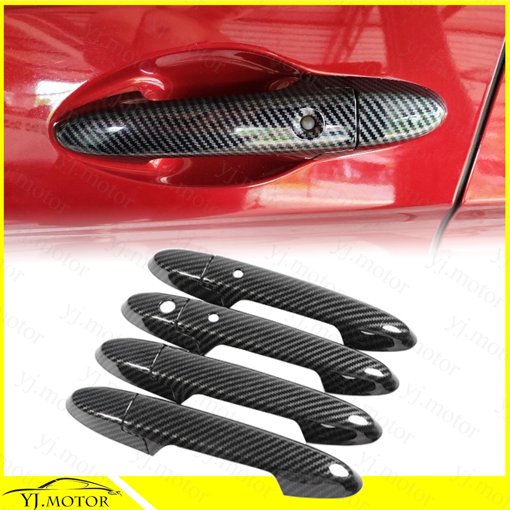 Miếng Dán Bảo Vệ Tay Nắm Cửa Xe Hơi honda city gn 2020-2023 Bằng Sợi carbon