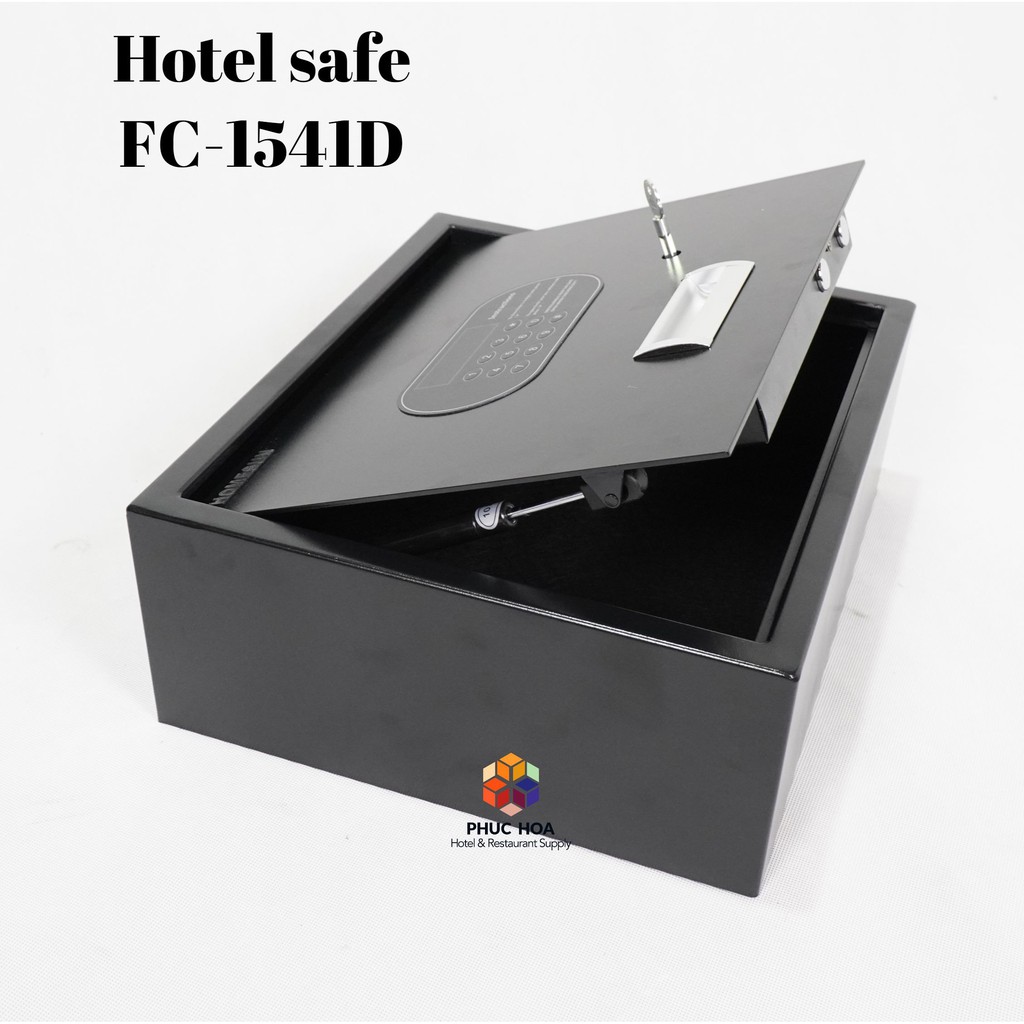 Két sắt điện tử mini FC-1541D, Nắp mở cửa trên, Dùng cho khách sạn