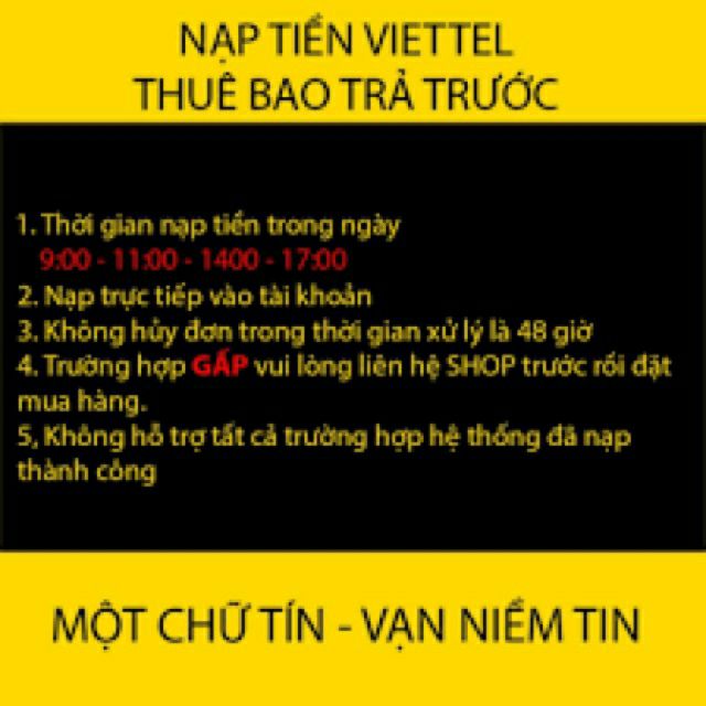 Thẻ viettel 30k