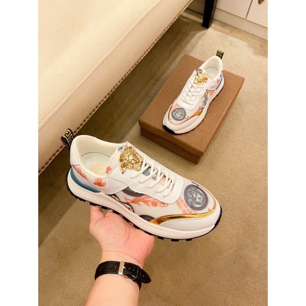 Giày thể thao nam đế nhẹ thoáng khí mẫu mới phong cách Versace cao cấp
