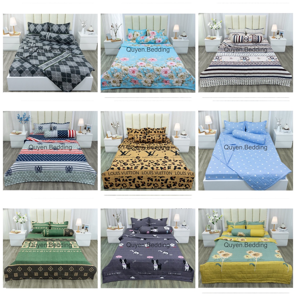 Bộ Chăn Ga Gối Hè 5 Món Cotton Polly Ga Trải Giường Chăn Ga Gối 5 Món Đủ Kích Thước Mẫu Mới Nhất 2022 | WebRaoVat - webraovat.net.vn