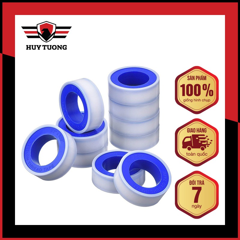 Cuộn băng keo lụa vặn ren vòi nước,ren ống cao cấp  - Huy Tưởng