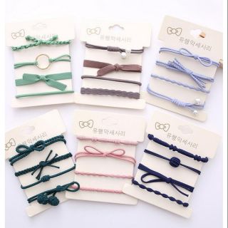 Phụ Kiện Tóc - set cột tóc xinh xắn siêu co giãn