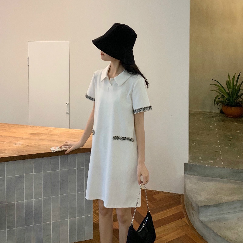 Đầm midi Perty dáng rộng phong cách Hàn Quốc thời trang mùa hè cho nữ