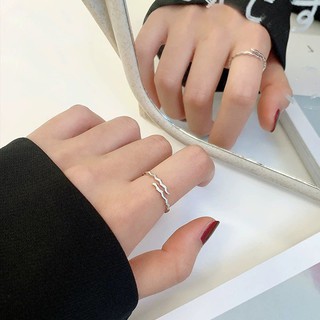 Nhẫn Bạc Nữ Freesize Thanh Lịch  Thương Hiệu Elegance