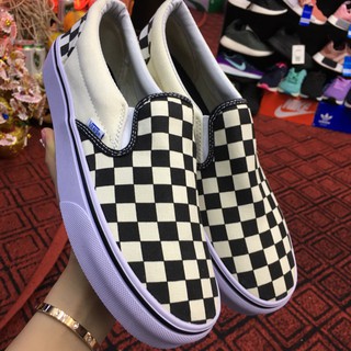 Giày sneaker old skool lười caro (,video kèm ảnh thật )