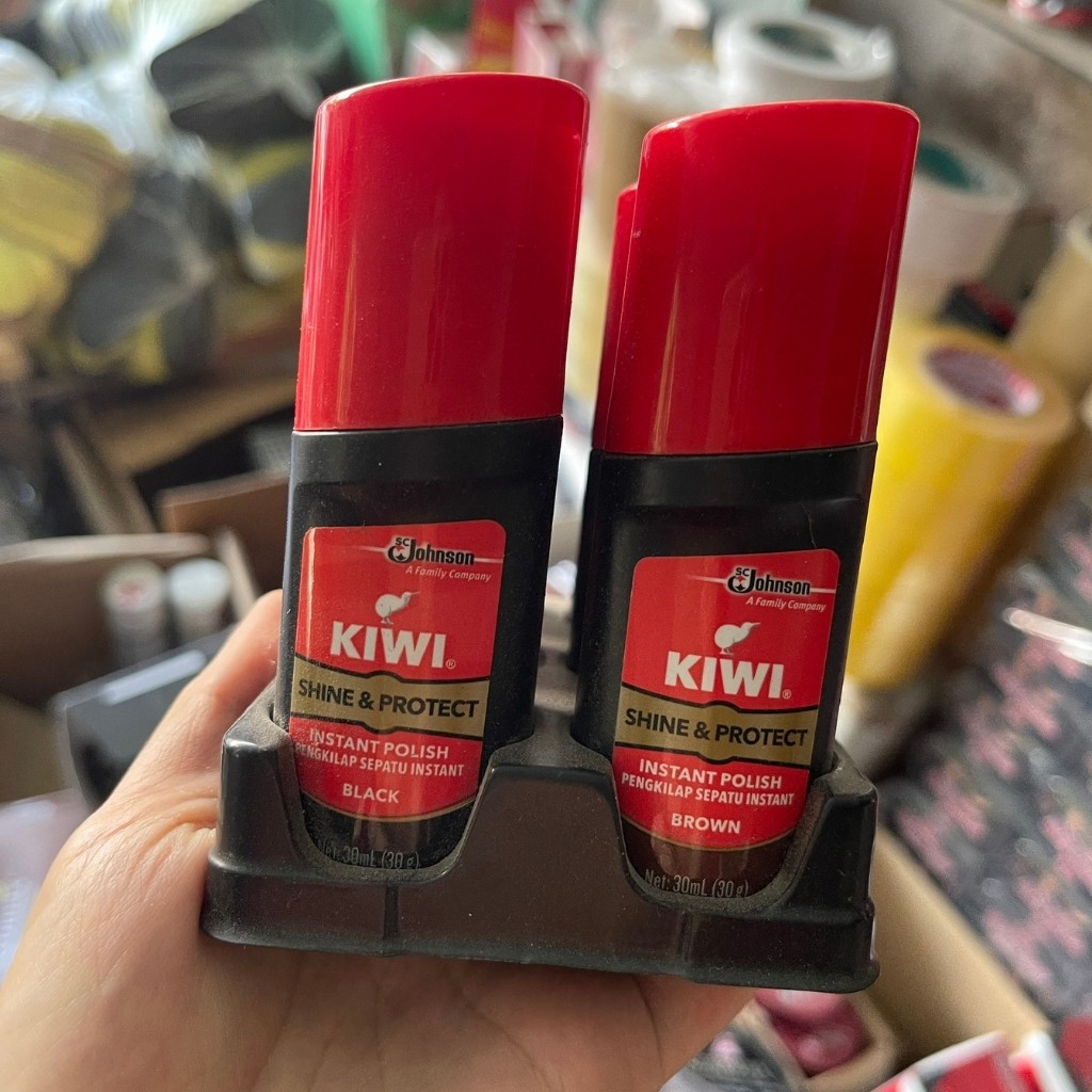 [GÍA GỐC TẬN XƯỞNG]Xi Đánh Giày Nước KIWI Thái Lan Chính Hãng Màu Đen, Nâu(30g)