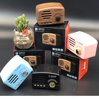 Loa Bluetooth không dây mini phong cách cổ điển