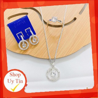 ❤️freeship ❤️ bộ trang sức bạc 925 - bộ trang sức bạc 925 sang chảnh , dễ phối đồ
