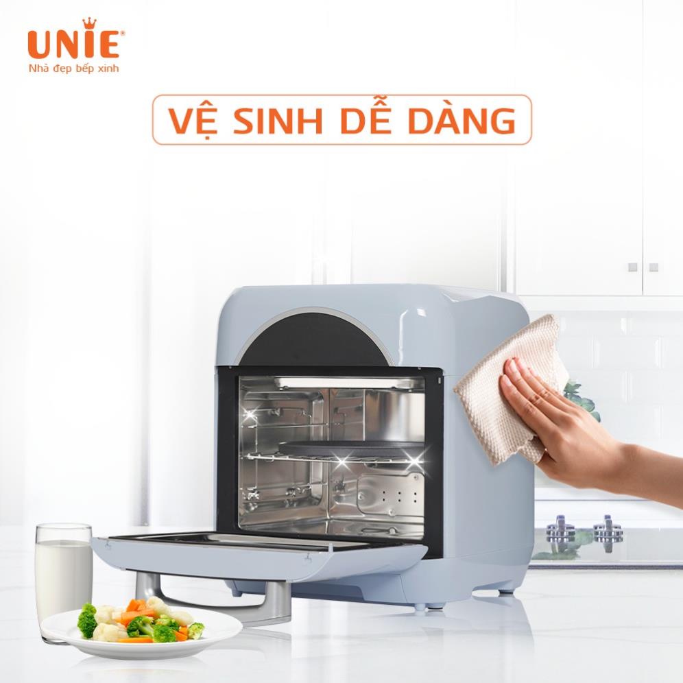 NỒI CHIÊN KHÔNG DẦU ĐA NĂNG , NỒI CHIÊN HẤP UNIE STEAM COLOR 15L CHIÊN HẤP THÔNG MINH 2 TRONG 1 BH 24 tháng