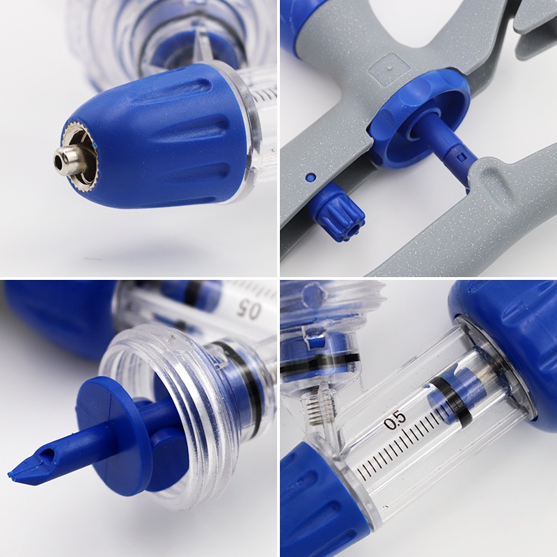 Ống Tiêm Tiêm Nước 5ML Tự Động Cho Gia Cầm/Gà/Vịt/Cừu Có Thể Điều Chỉnh