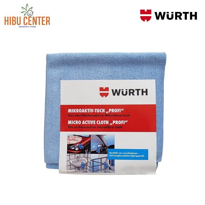 Khăn Lau Chống Trầy Xước WURTH Micro Fiber Cloth 40x40cm 0899900117 - HIBUCENTER