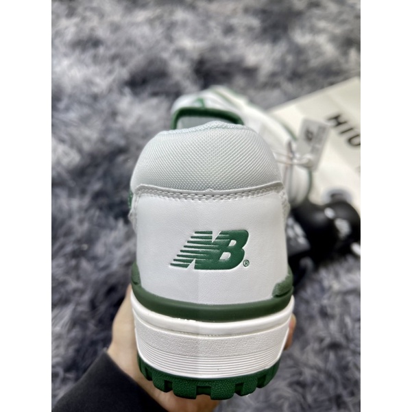 Giầy Thể Thao NB 550 "white Green" Trắng Xám Xanh Bản Đặt Biệt Chất Lượng Số 1 Việt Nam