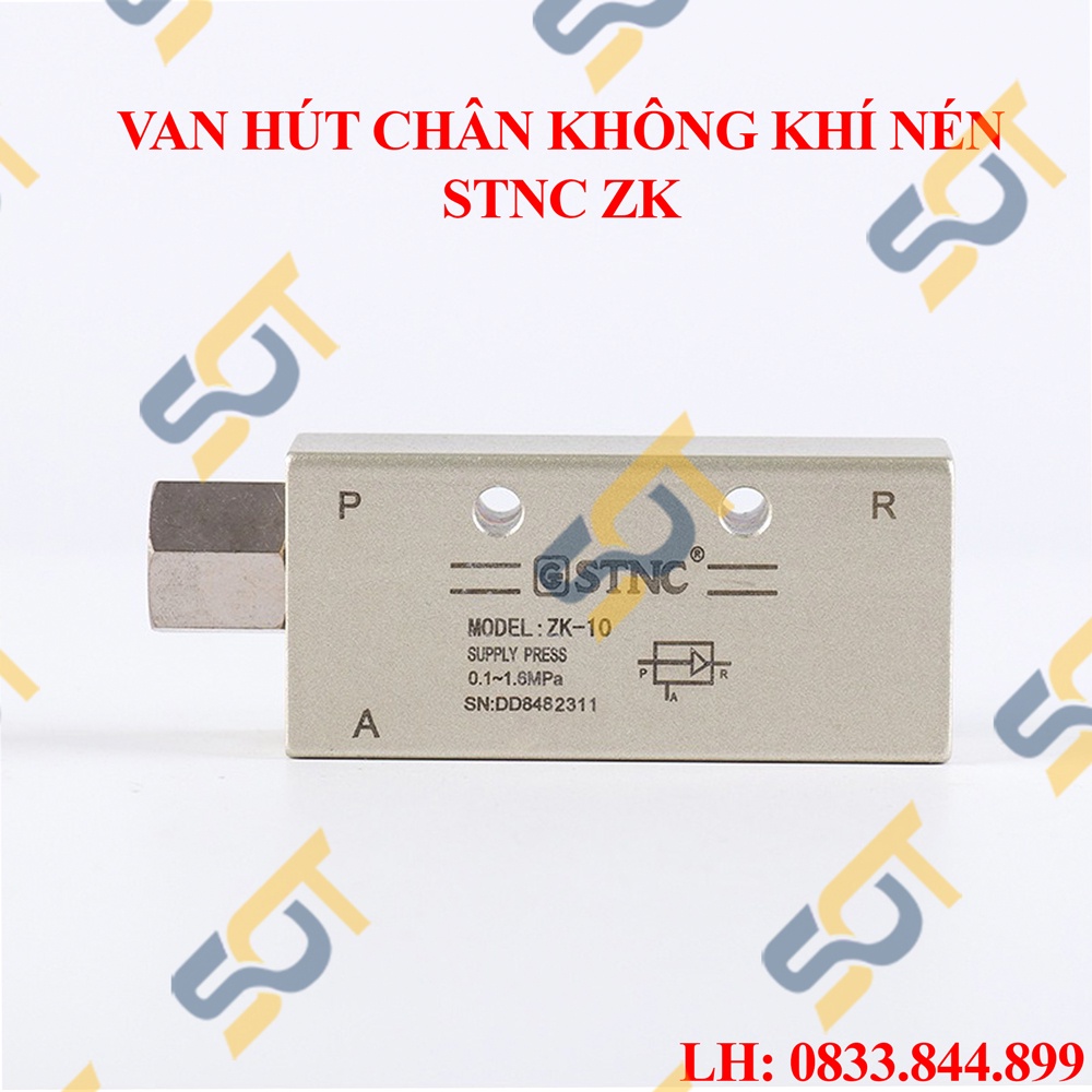 Van khí nén, van hút chân không khí nén STNC ZK