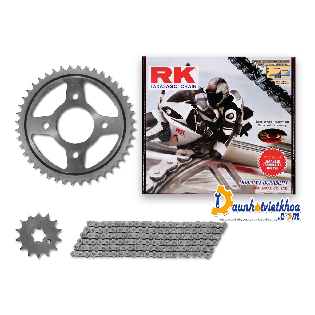 Bộ nhông sên dĩa RK cho xe Honda Winner