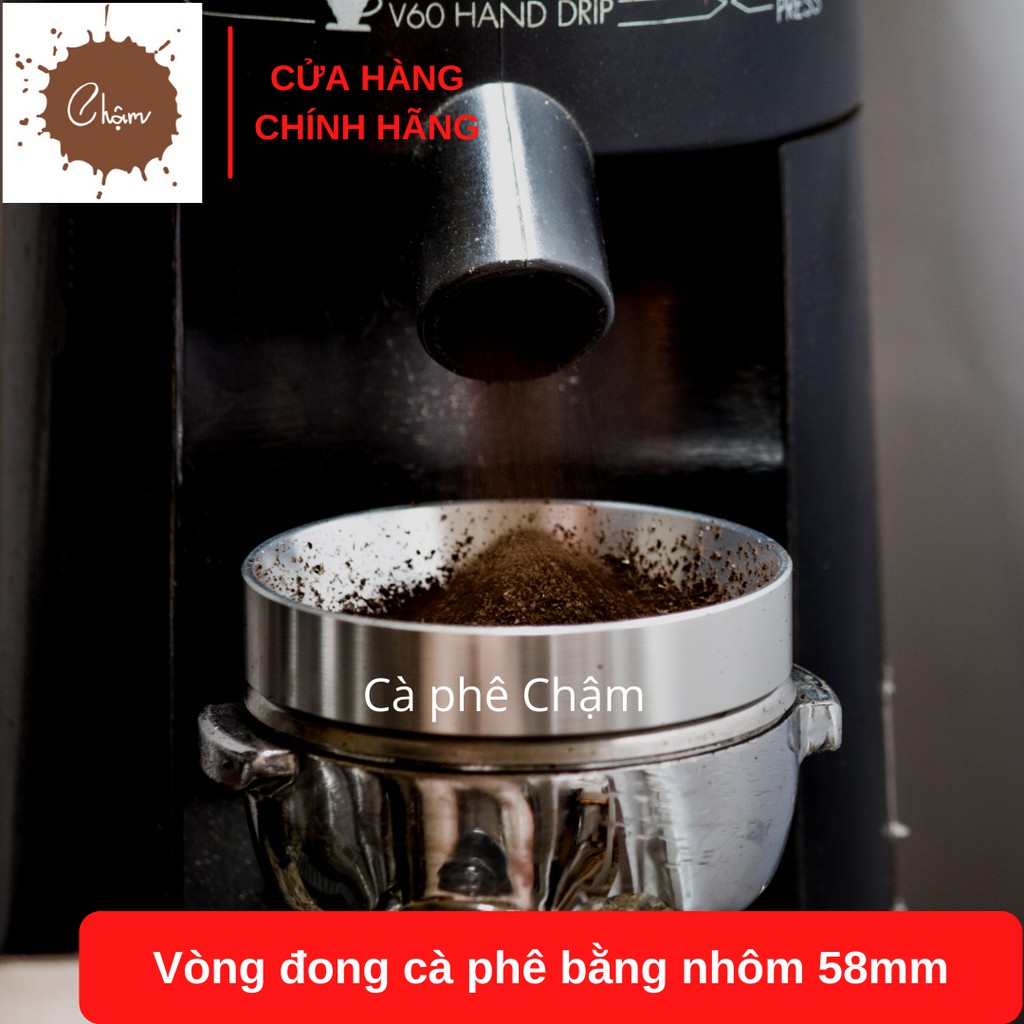 Vòng đong cà phê bằng nhôm 58mm