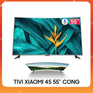 Tivi Xiaomi 4S 55" Cong Tìm Kiếm Giọng Nói tặng bọc điều khiển