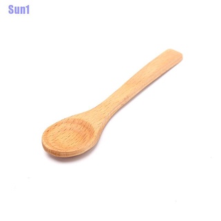 1 Muỗng Gỗ Tre Tròn Uống Trà Cà Phê