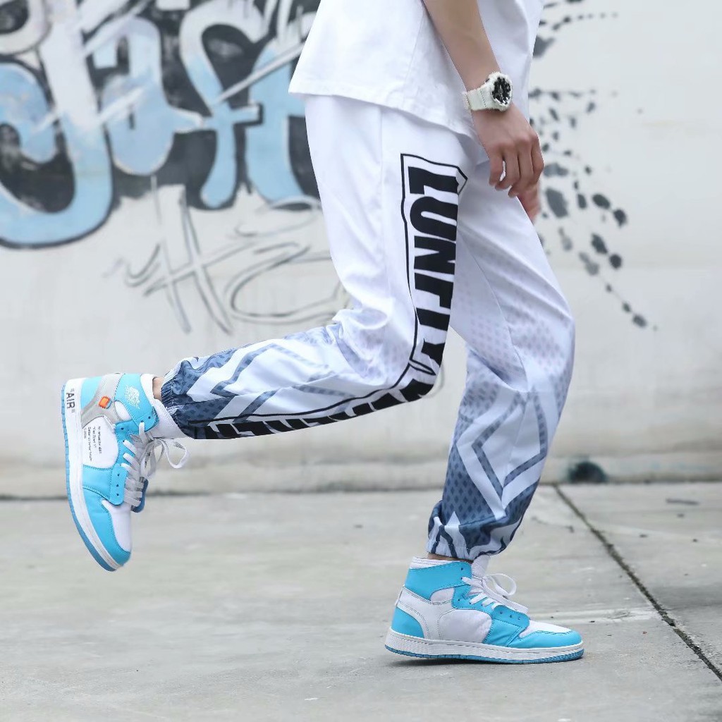 Young and dynamic style printed wide leg pants for men | BigBuy360 - bigbuy360.vn