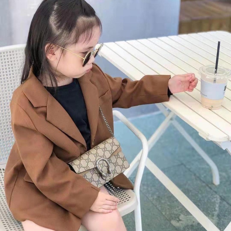 Áo Khoác Vest Phong Cách Phương Tây Thời Trang Xuân Thu Mới 2022 Dành Cho Bé Gái