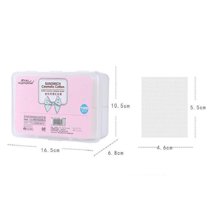 Bông tẩy trang 1000 miếng Lameila nội địa trung ( Mua Lẻ Giá Sỉ )