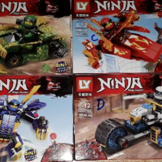 Lắp ráp 1 hộp LegoNinjago master 68079