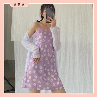 Váy 2 dây hoa cúc siêu hót năm nay ( Ảnh chụp thật)
