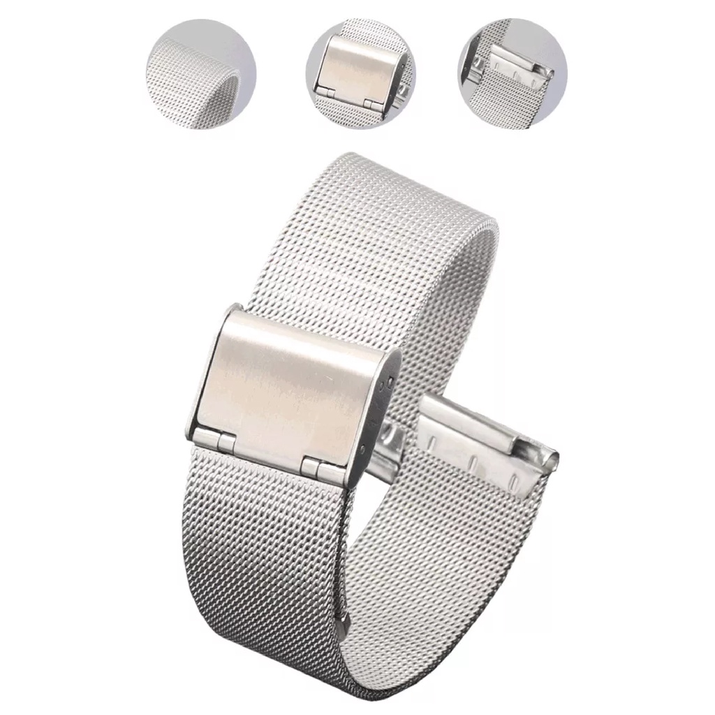 Dây đeo đồng hồ GT1 / GT2 / GT3 bằng thép lưới không gỉ 20mm / 22mm