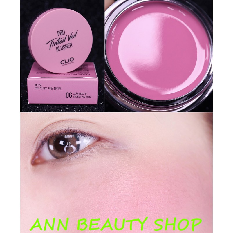 Má Hồng Dạng Kem Hiệu Ứng Căng Mượt CLIO PRO TINTED VEIL BLUSHER 4.5g | BigBuy360 - bigbuy360.vn
