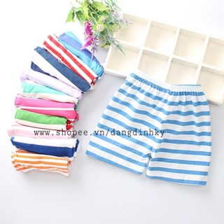 QUẦN CHỤC ĐÙI COTTON KẺ CHO BÉ