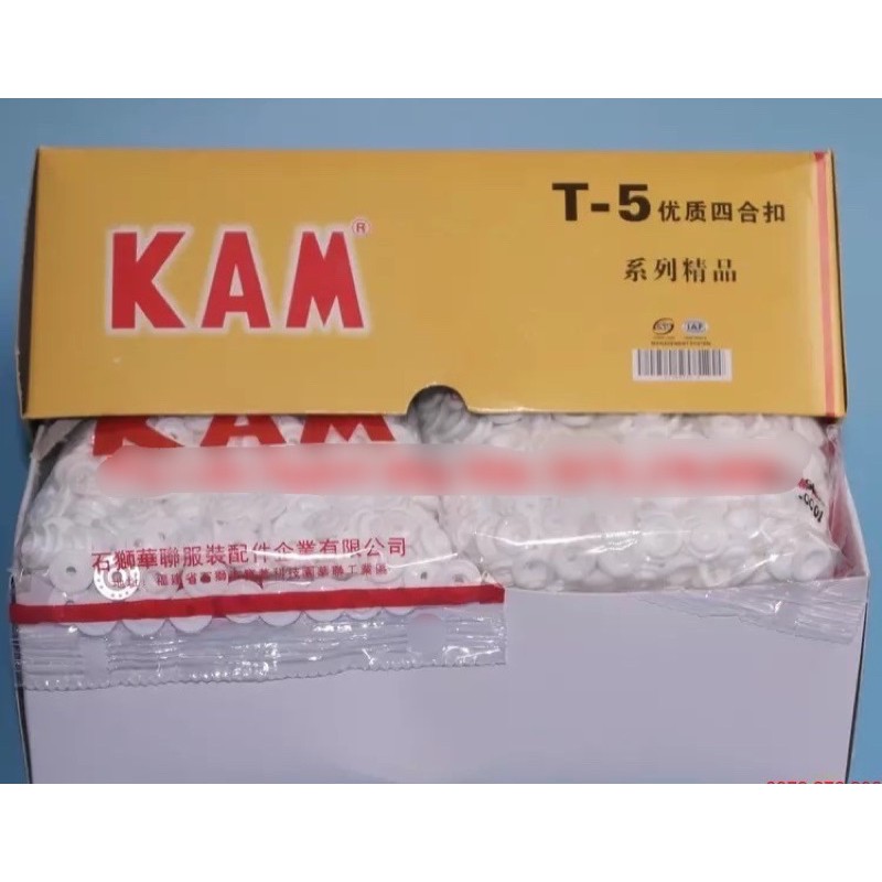 1 hộp 1000 bộ cúc KAM chính hãng các size, màu đen và trắng [ NOON FASHION]