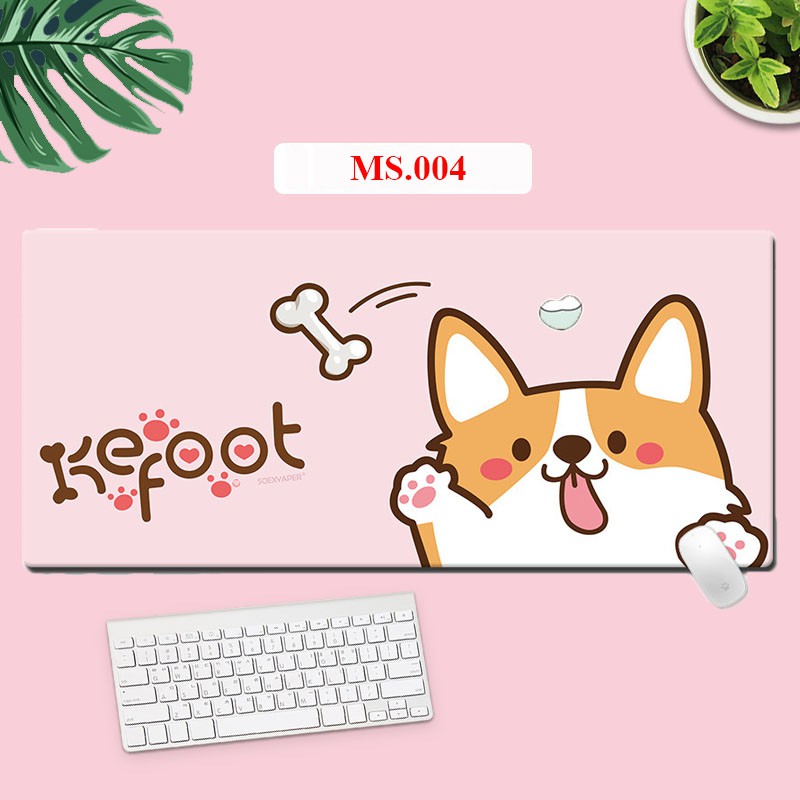 Bàn di chuột (Mouse Pad) hình Cute size lớn(800x300/ 900x400)