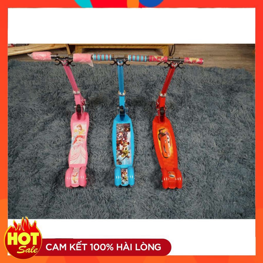 Xe Scooter Trẻ Em Cao Cấp - 381 + Dành cho bé từ 3 đến 9 tuổi khuyến mãi