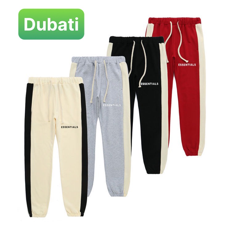 QUẦN JOGGER ESSENTIALS ỐNG RỘNG NAM NỮ CÓ BO 3 MÀU PHONG CÁCH HÀN QUỐC HOT MÙA HÈ MÙA ĐÔNG- DUBATI FASHION