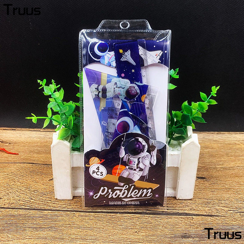 Disney Bộ Bốn Thước Đo Góc Hình Người Nhện / Người Nhện Hoạt Hình Dễ Thương Cho Học Sinh Tiểu Học MRD1