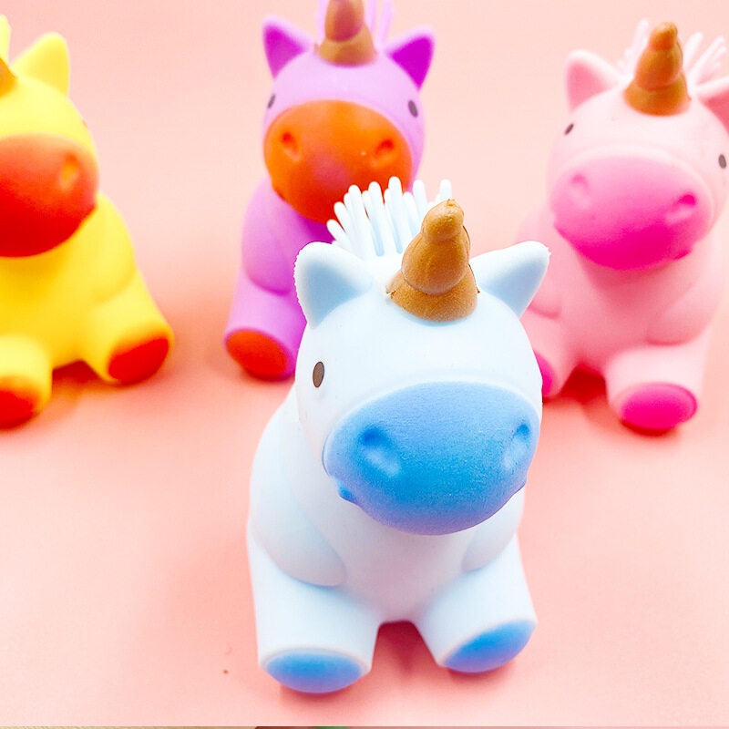 Đồ chơi bóp squishy AMILA hình ngựa unicorn giúp giảm stress