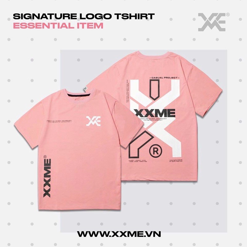 Áo thun Signature màu hồng XXME