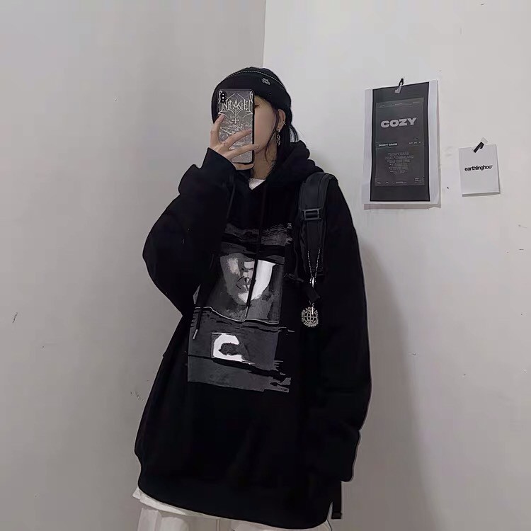 [Mã WARUN27 giảm 12k đơn 99k] Áo Hoodie GƯƠNG MẶT Unisex (Túi 2 bên hông) 1hi | BigBuy360 - bigbuy360.vn