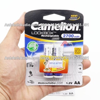 PIN SẠC AA 2700mAh CAMELION , 01 CẶP , PIN SẠC CHÍNH HÃNG