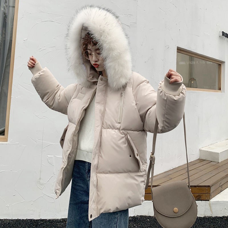 Áo phao nữ màu đen kem phong cách hàn quốc hàng quảng châu cao cấp YAP1 | BigBuy360 - bigbuy360.vn