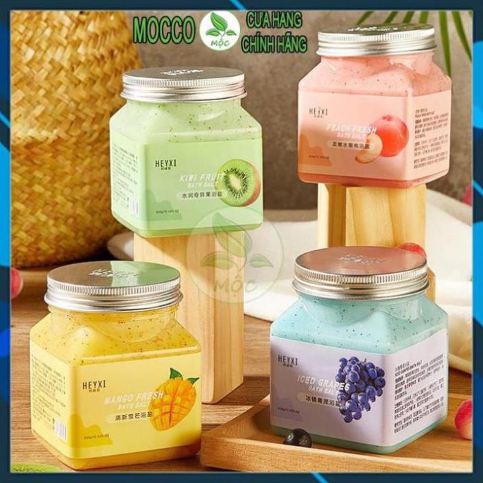 Muối tắm tẩy tế bào da chết sạch mịn giúp da trắng sáng hoa quả heyxi | BigBuy360 - bigbuy360.vn
