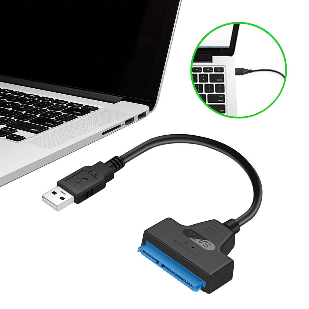 Cáp chuyển đổi SATA 3 sang USB 6Gbps cho ổ cứng SSD HDD 22Pin | BigBuy360 - bigbuy360.vn