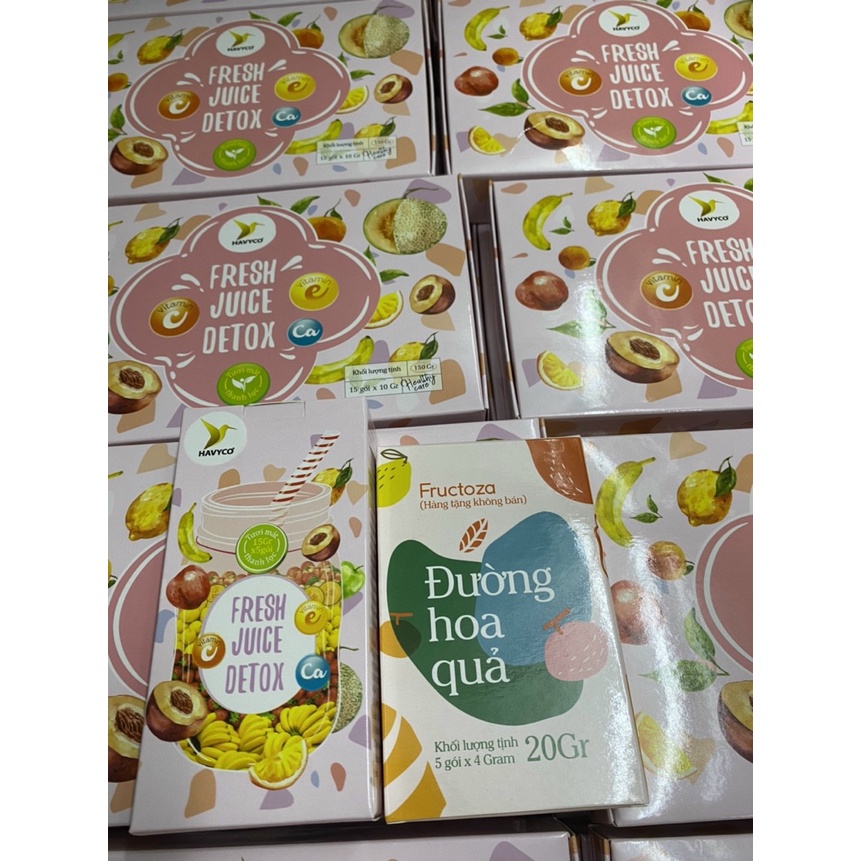 Fresh Juice Detox Havyco trái cây giúp thanh nhiệt giải độc giảm cân