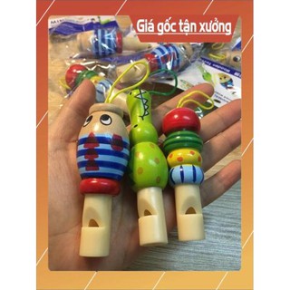 Còi gỗ đồ chơi
